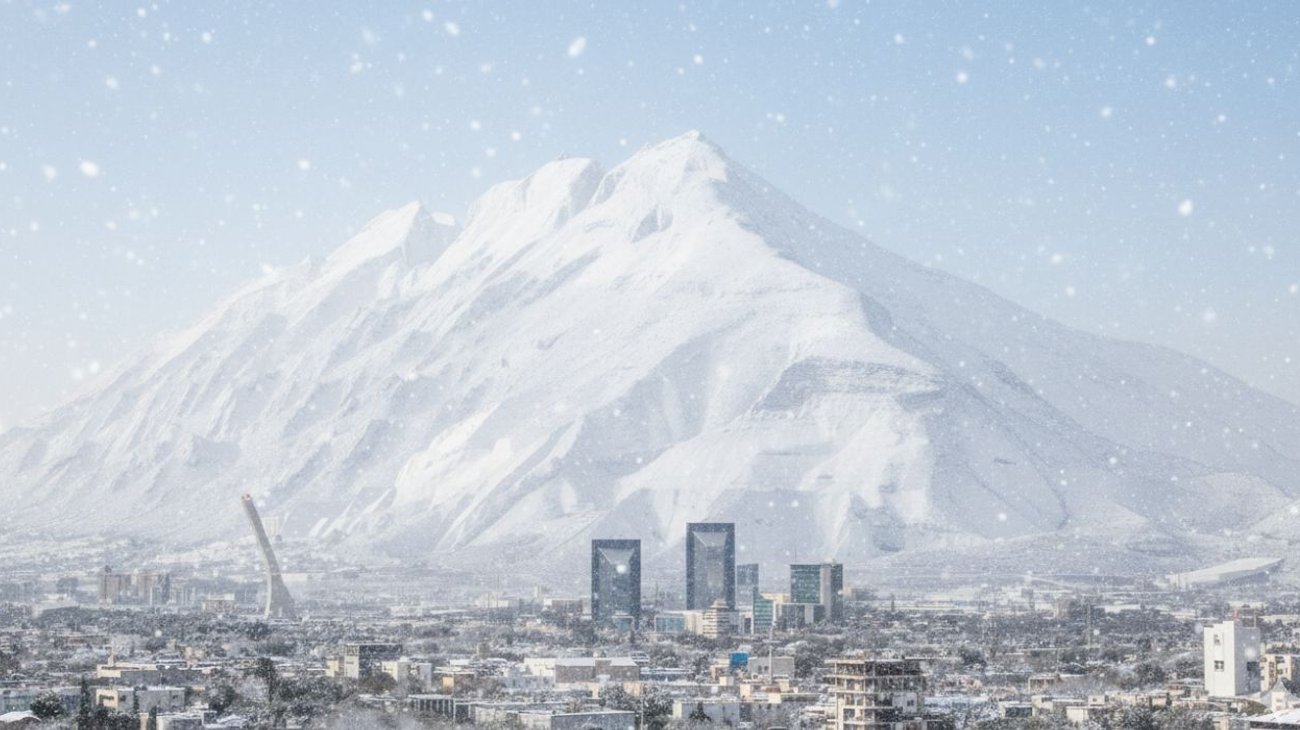 Prevén posible caída de nieve en zonas de Nuevo León