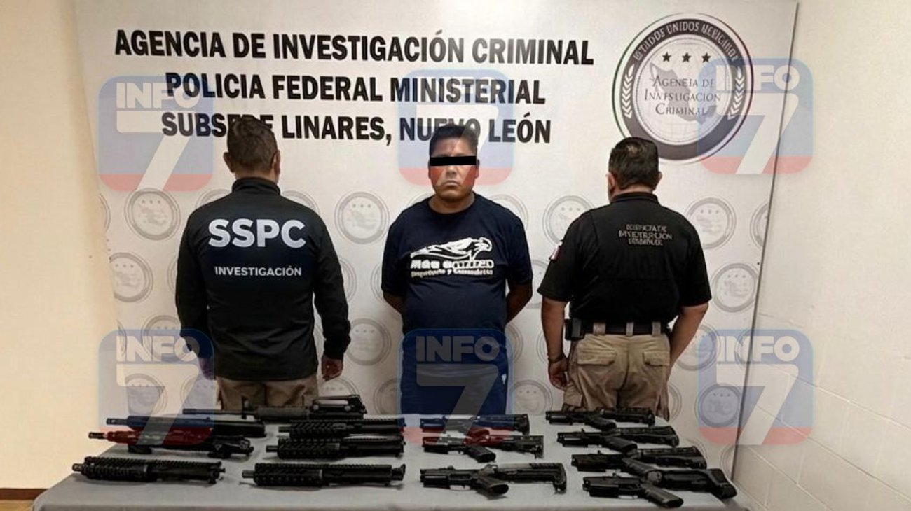 Capturan en operativo federal a hombre con 4,000 balas en Galeana