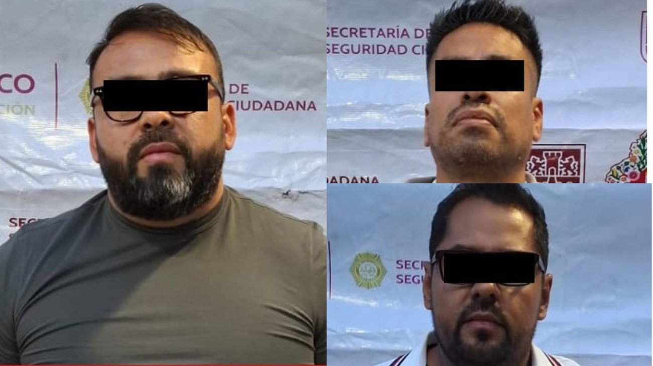 Caen presunto líder de “Los Tanzanios” y dos cómplices en CDMX