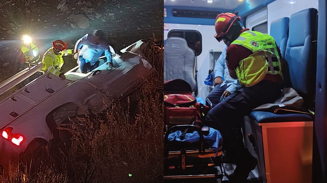 Cae trabajador de CFE a barranco de 25 metros en Ramos Arizpe