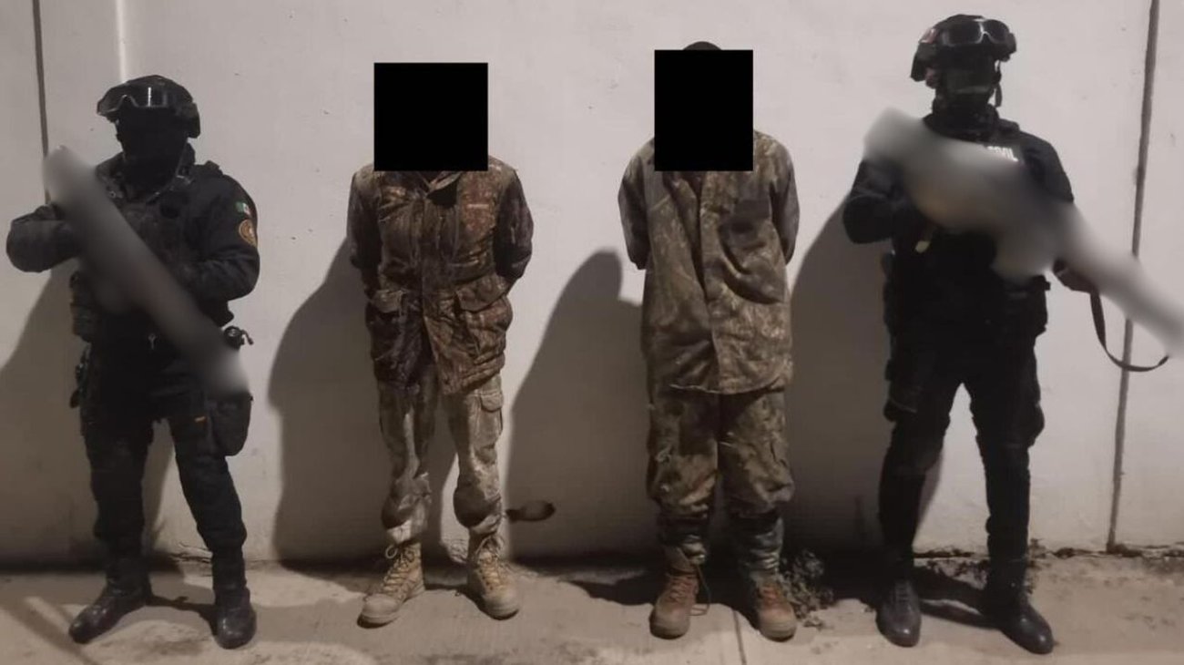 Caen 2 con armas de uso exclusivo del Ejército en NL