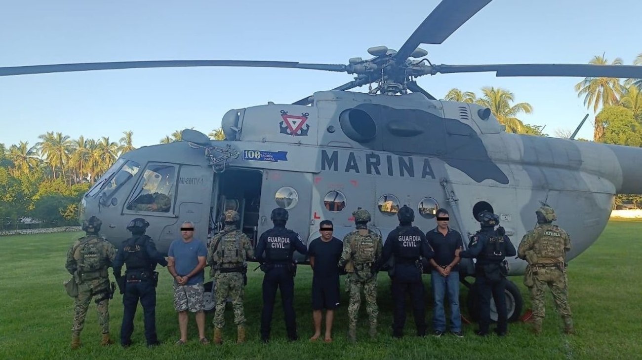 Capturan a tres miembros de 'Los Pichilinguillos' en Michoacán