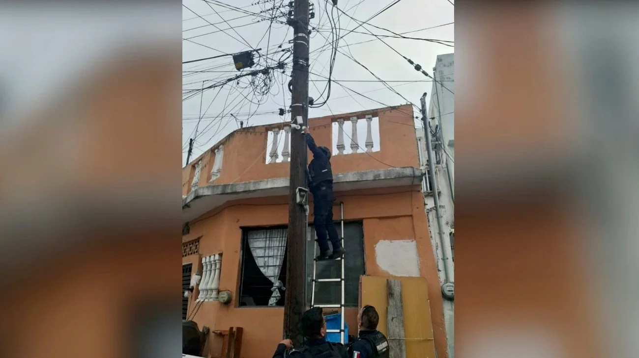 Desmantela Policía de Guadalupe videovigilancia clandestina