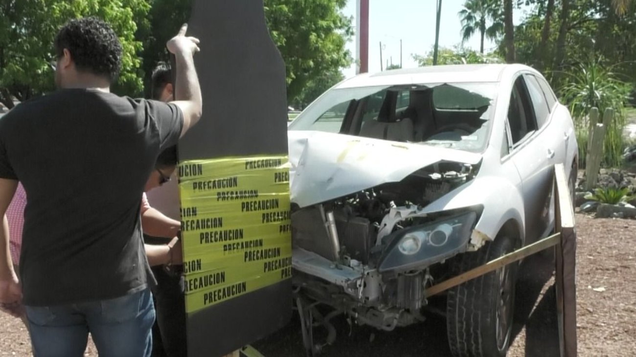 Implementan campaña para prevenir accidentes viales
