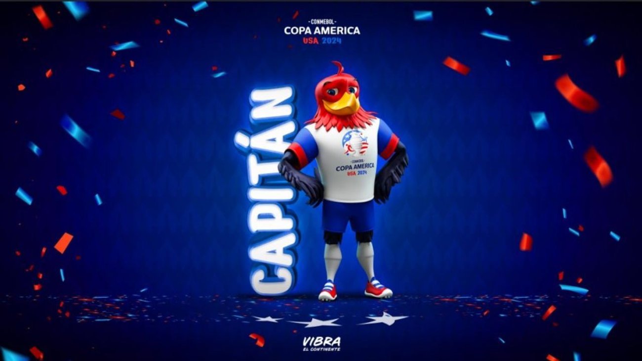 'Capitán' es la mascota oficial de la Copa América 2024