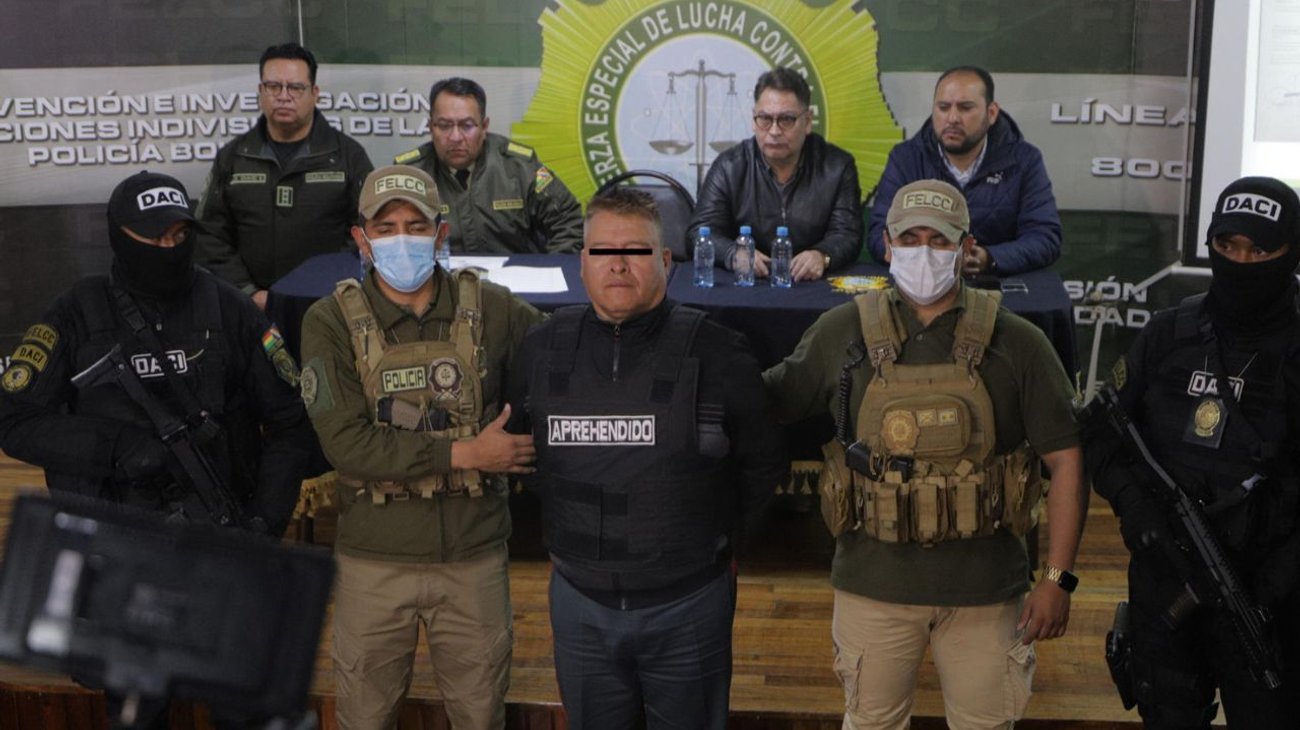 Capturan excomandante acusado de intento de golpe en Bolivia