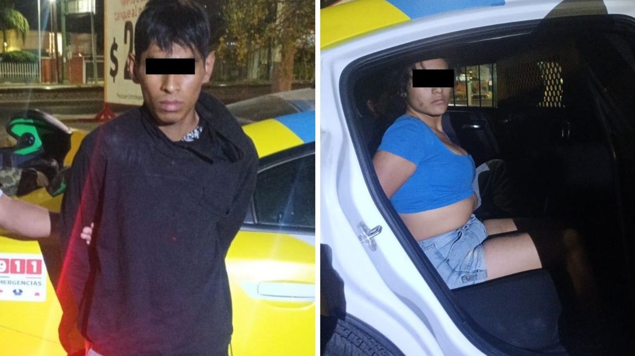 Capturan a pareja con placa colgada incorrecta y droga