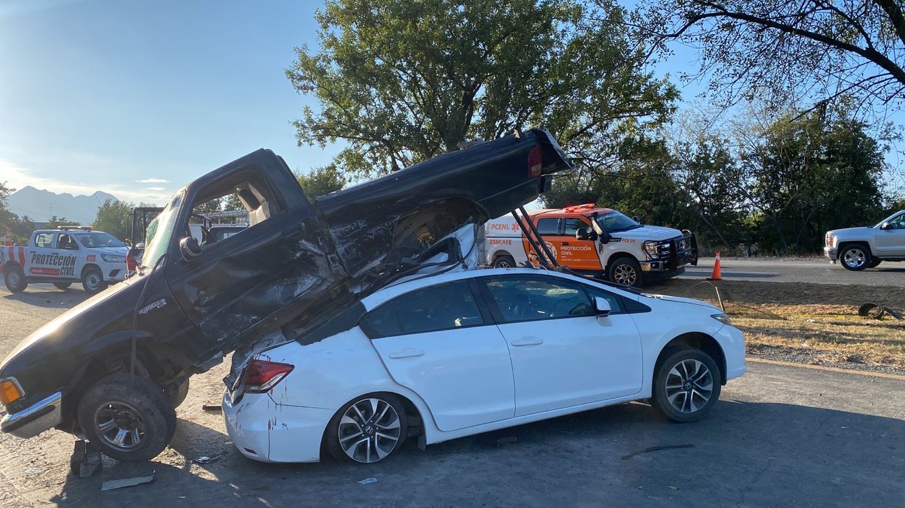 Carambola en la Carretera Nacional deja 7 lesionados