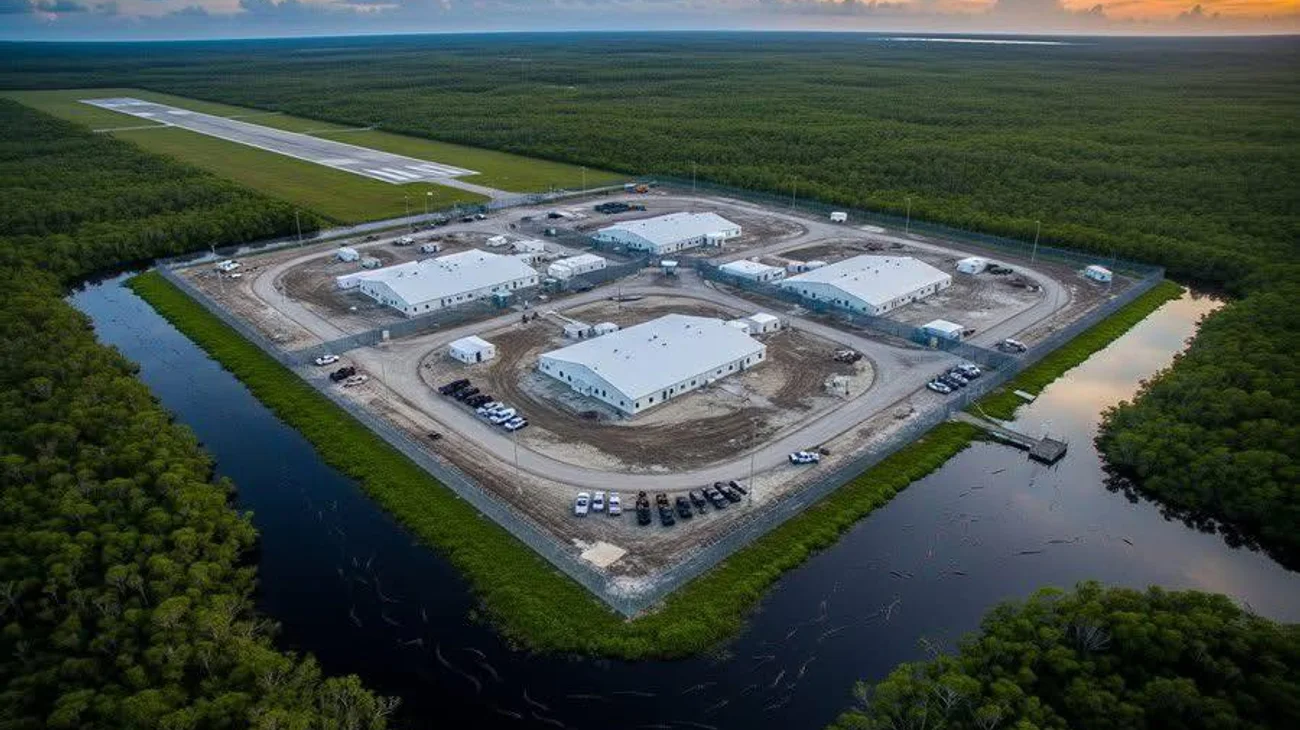 Asistirá Trump a la apertura de cárcel migratoria en Florida