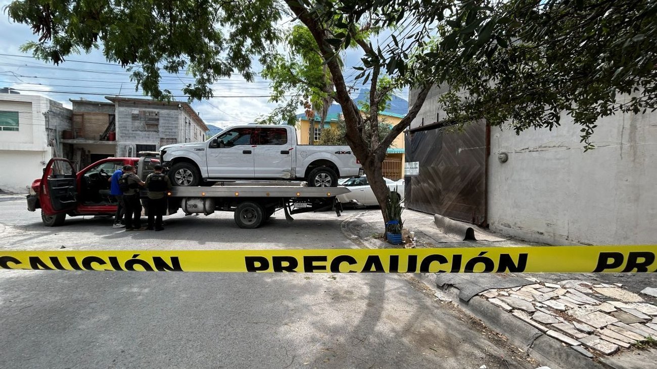 Catean taller por robo y aseguran camioneta en Guadalupe