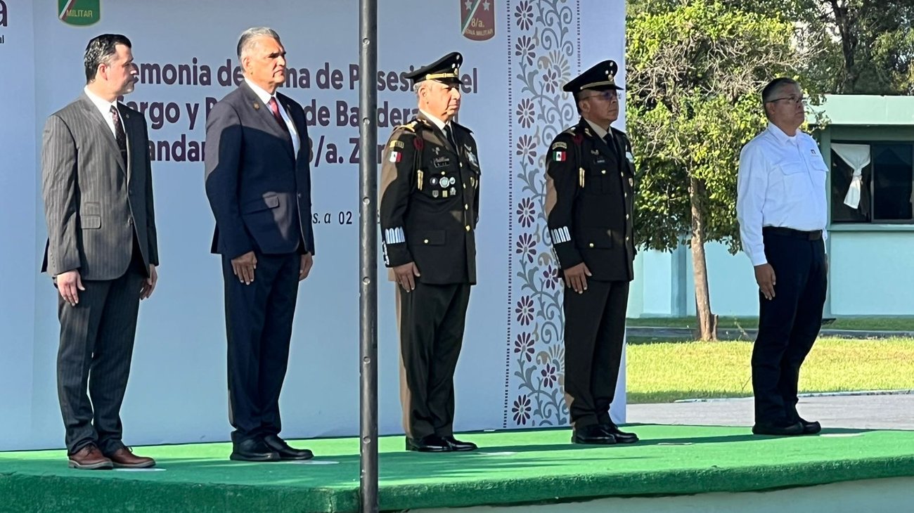 Toma mando nuevo comandante de la Octava Zona Militar
