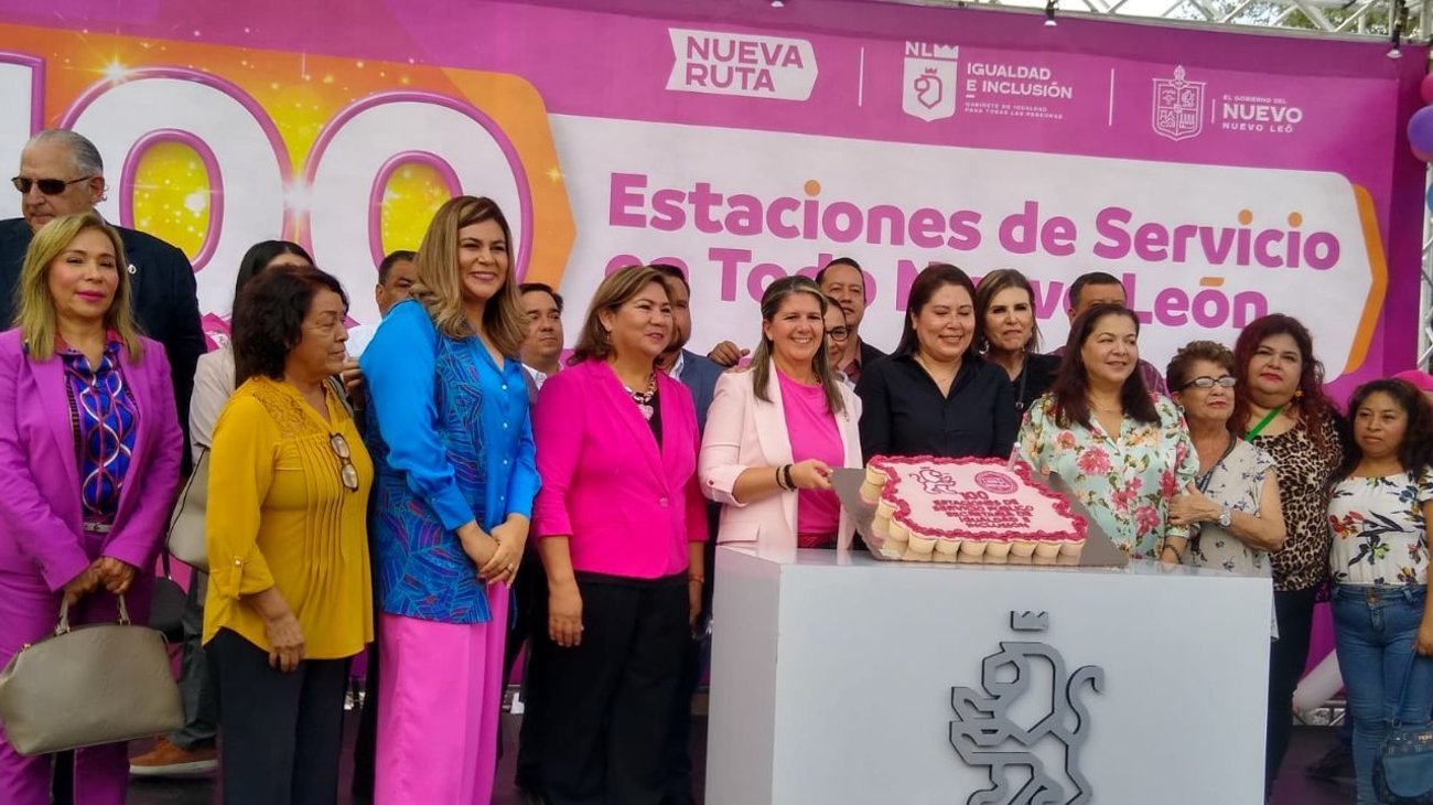 Celebran con pastel llegar a 100 Estaciones de Servicio