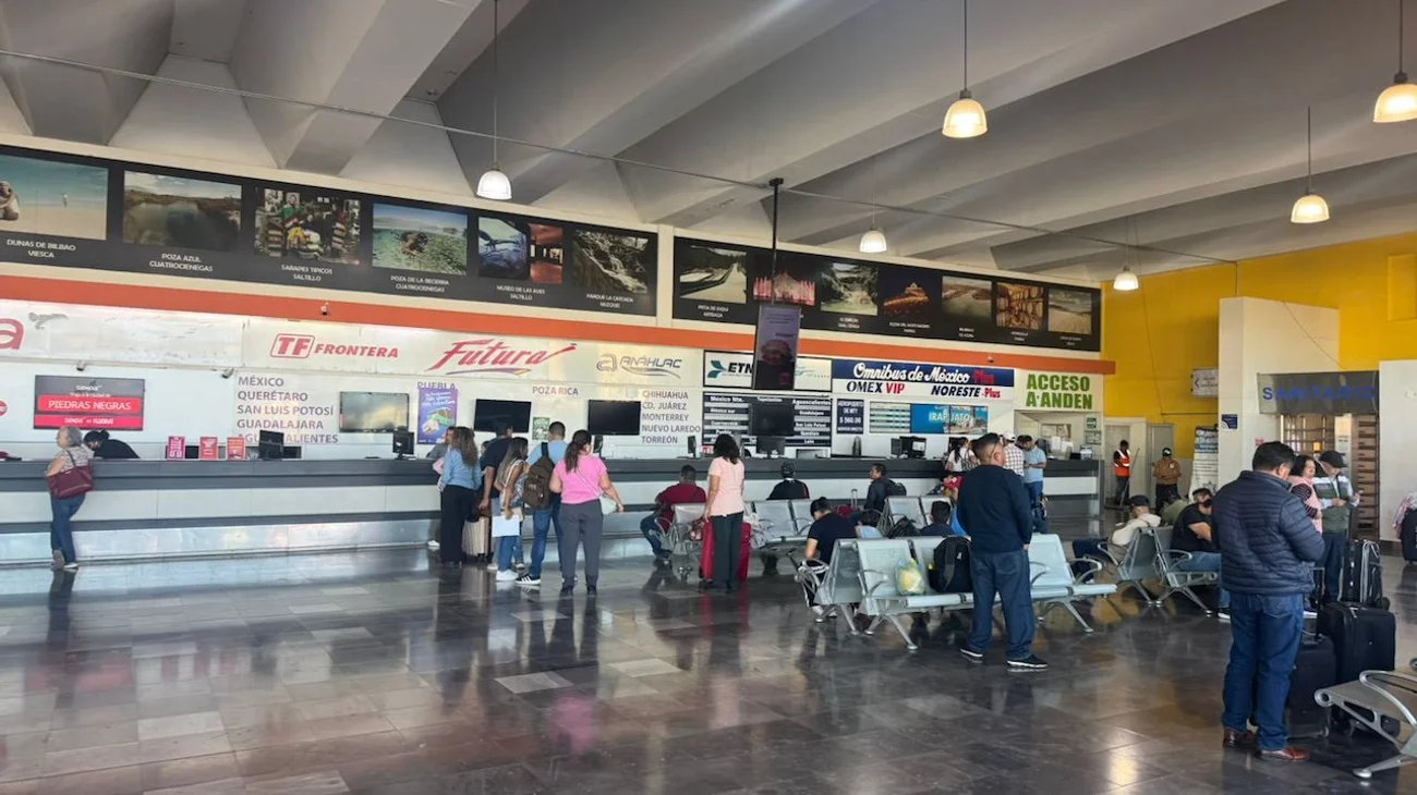 Registra Central de Autobuses de Saltillo alta actividad