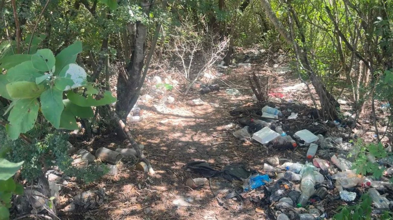 Centro de verificación de pesos se volvió un basurero clandestino