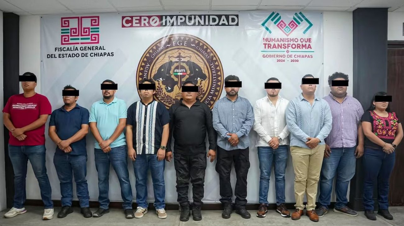 Detienen a 10 policías tras video de tortura en Chiapas
