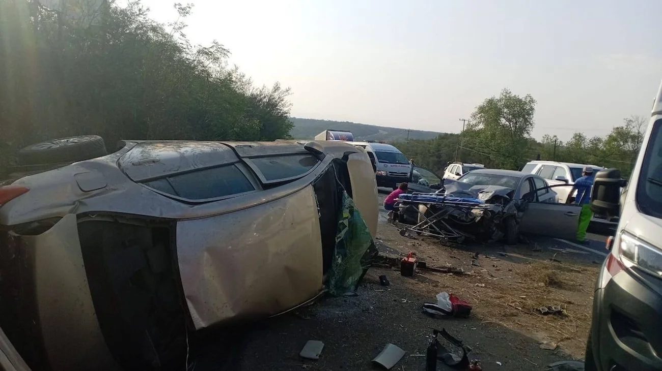 Choque entre autos deja un muerto en Montemorelos