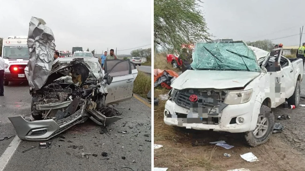 Fuerte accidente carretero deja dos lesionados en Linares