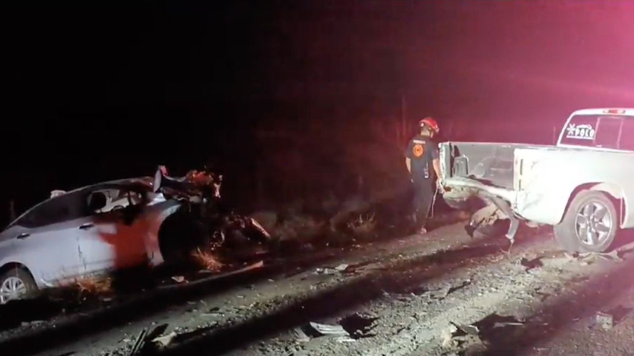Choque múltiple deja 3 muertos sobre la carretera a Monclova