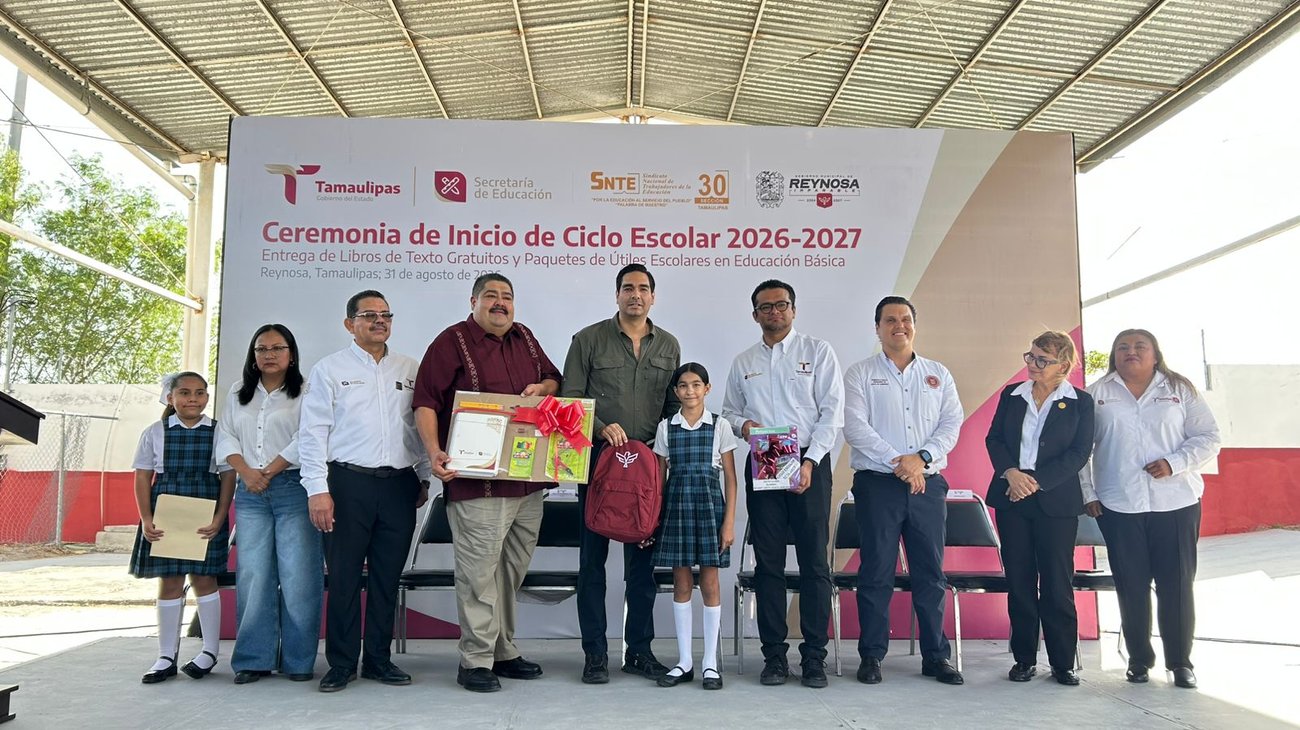 Arranca ciclo escolar en Reynosa con más de 125 mil alumnos