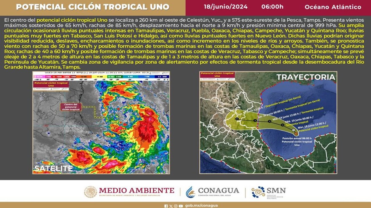 Suspenderán clases en Coahuila por pronóstico de tormenta