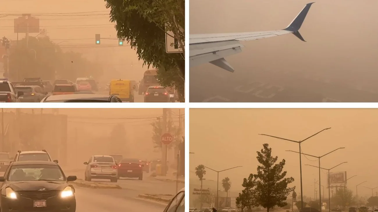 Cubre tormenta de polvo a Ciudad Juárez; cierran carreteras