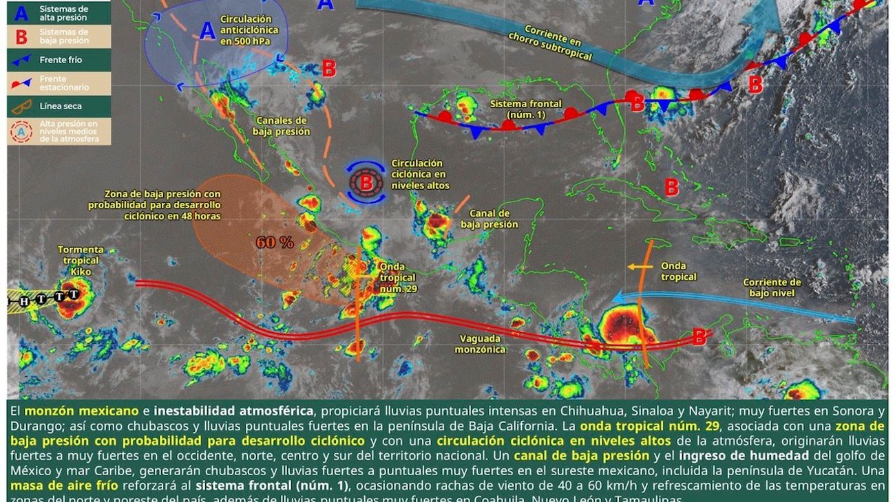Provocará frente frío número 1 lluvias muy fuertes en Coahuila