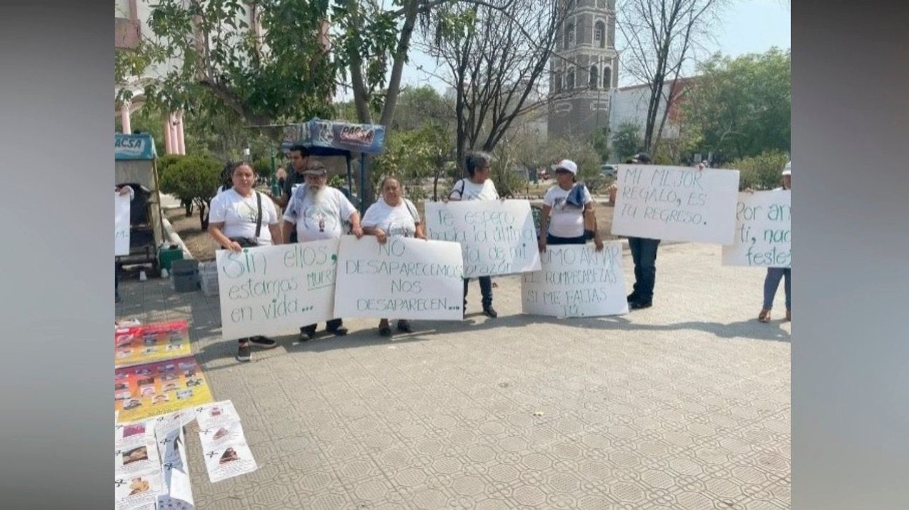 Marchan colectivos de desaparecidos en Ciudad Victoria