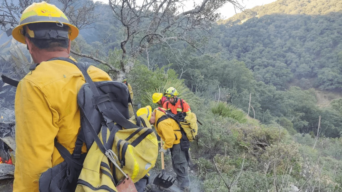 Registran combatientes golpe de calor en El Pajonal