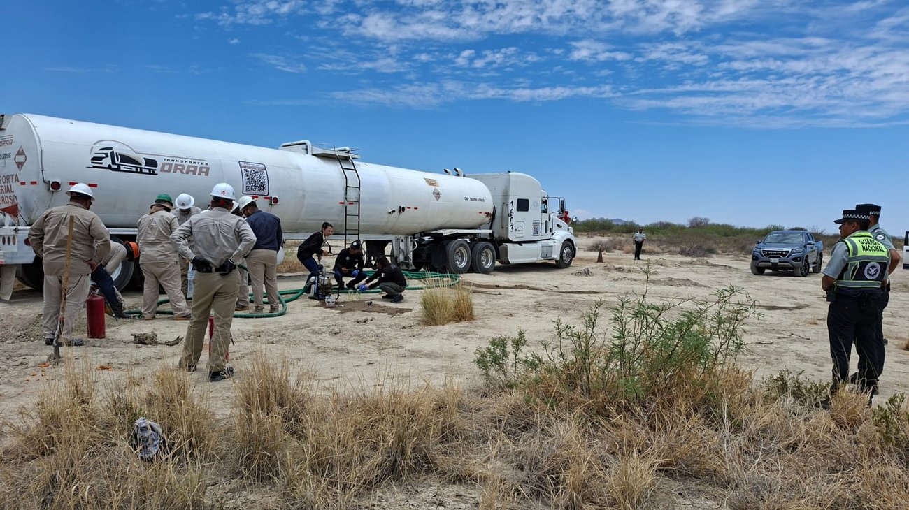 Aseguran en Parras casi 20 mil litros de combustible robado