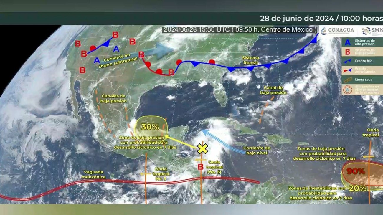 Posible nuevo ciclón podría tocar tierra en la costa sureste