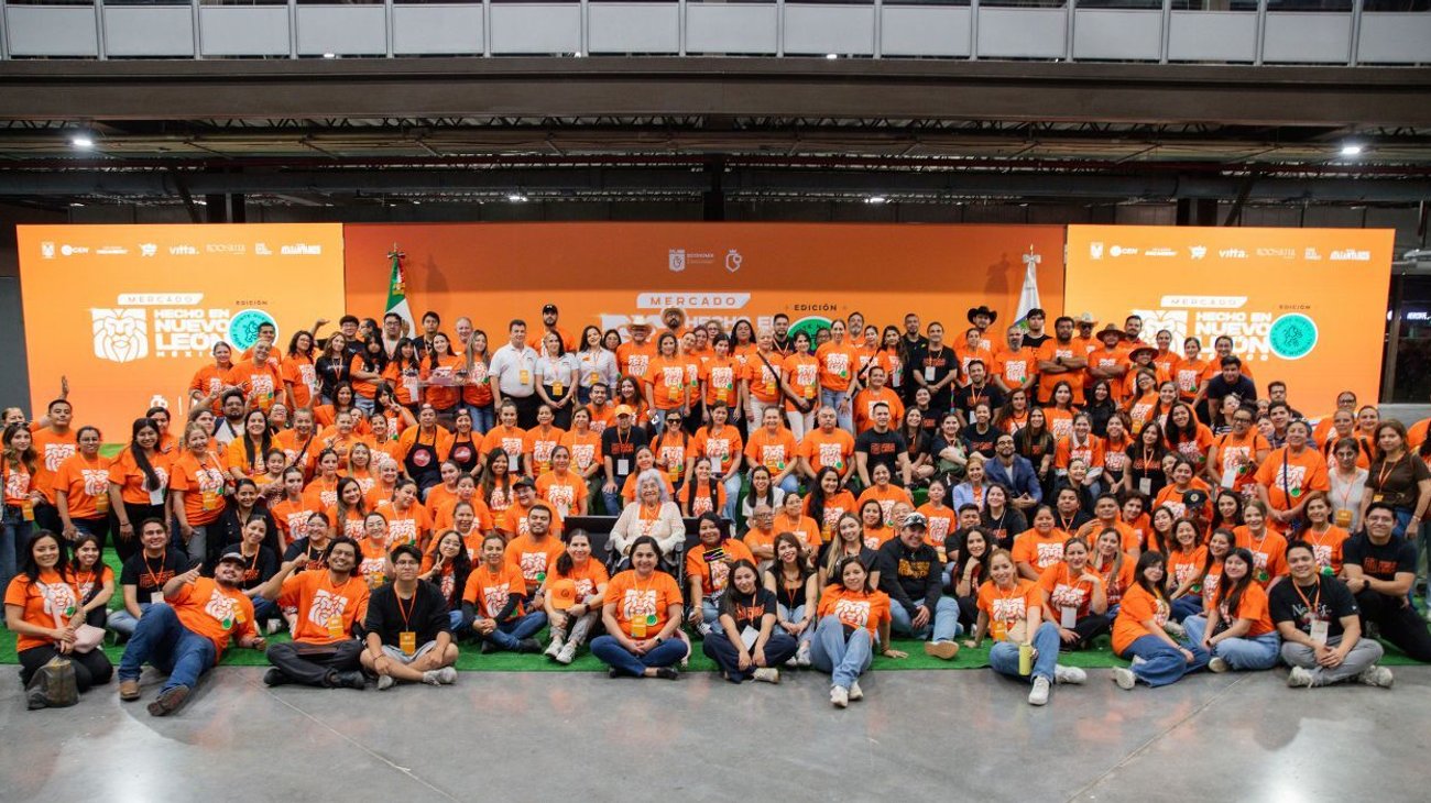 Asisten más de 12 mil personas a 'Mercado Hecho en Nuevo León'