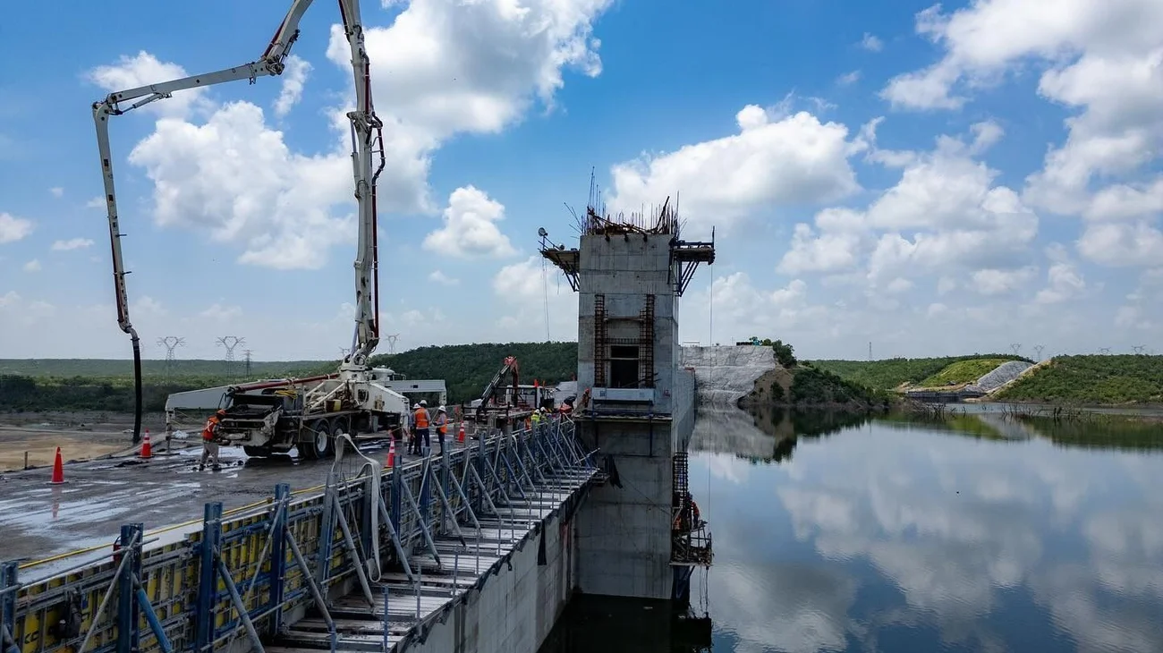 Aún no la terminan, pero presa Libertad ya está al 15%