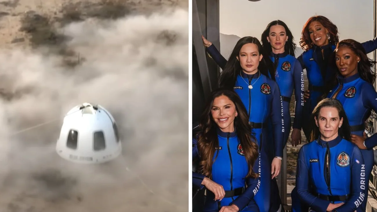 Acusan de contaminación y falso feminismo a equipo Blue Origin