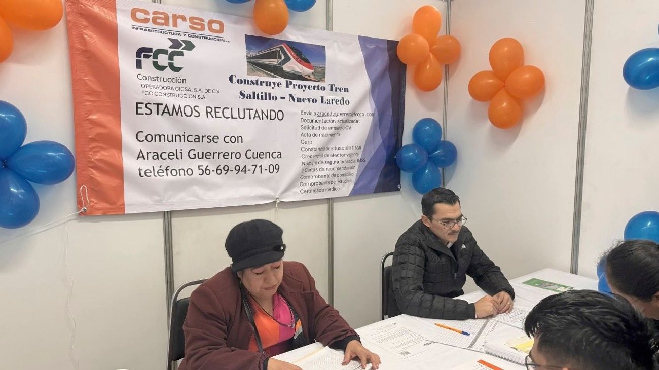  Inician contrataciones para el Tren Saltillo–Nuevo Laredo