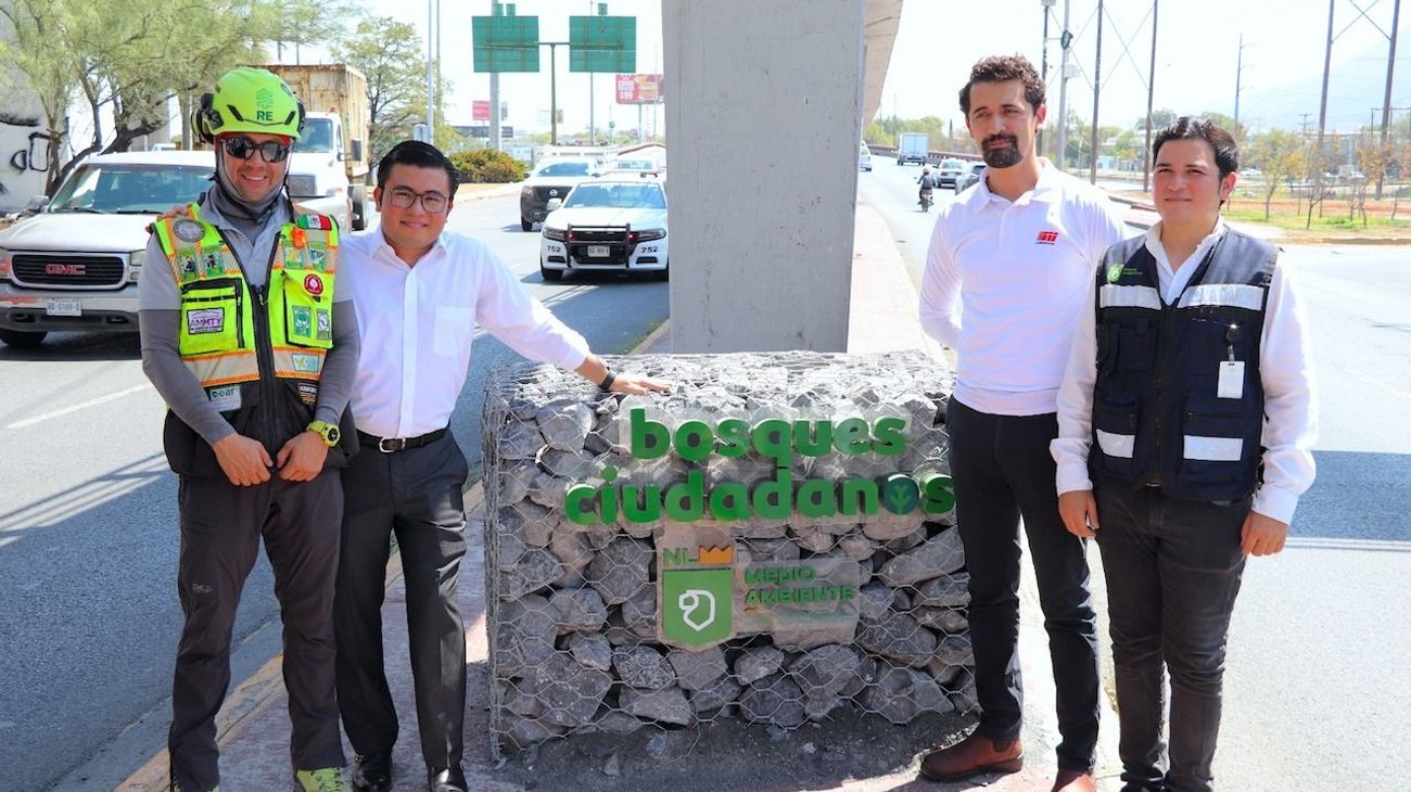 Entregan corredor biológico 'Bosques Ciudadanos' a Metrorrey
