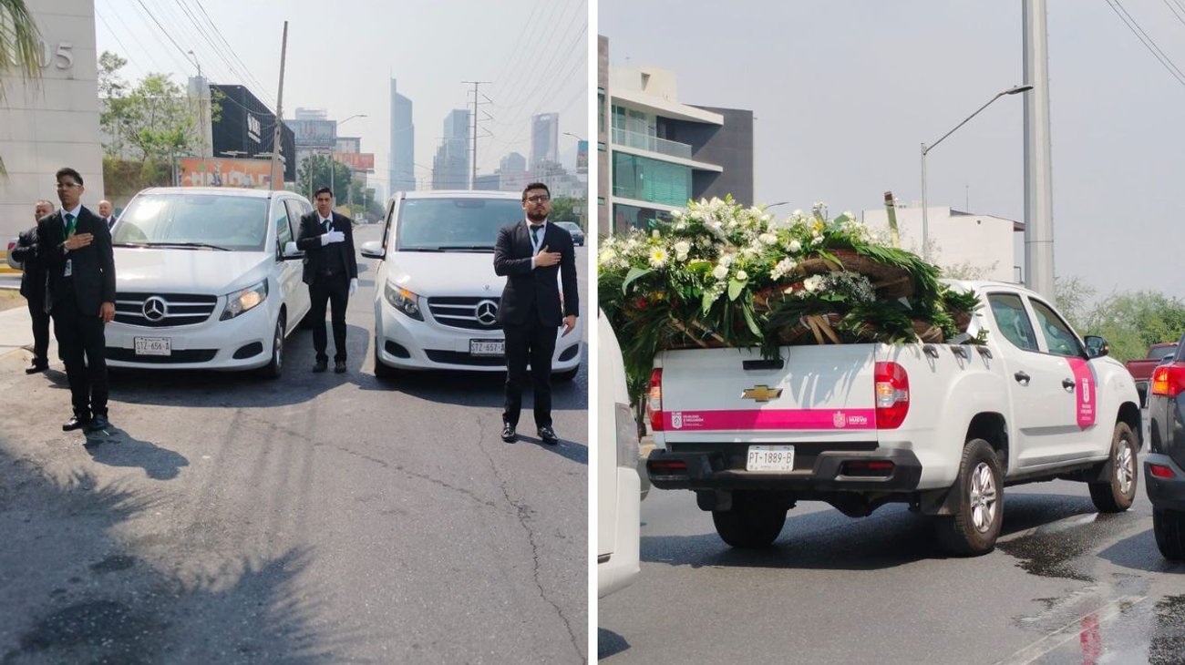 Parte cortejo fúnebre de dos víctimas del mitin en San Pedro