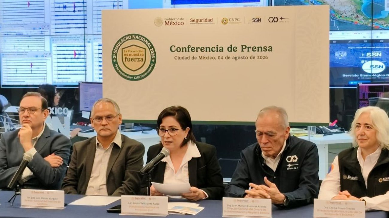 ¡Aparta la fecha! Anuncian Segundo Simulacro Nacional 2026
