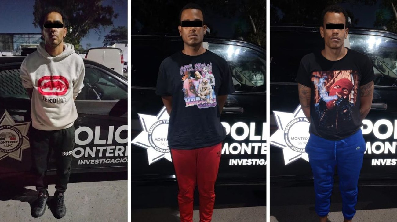 Caen tres cubanos en Cumbres con bolsas de presunta marihuana