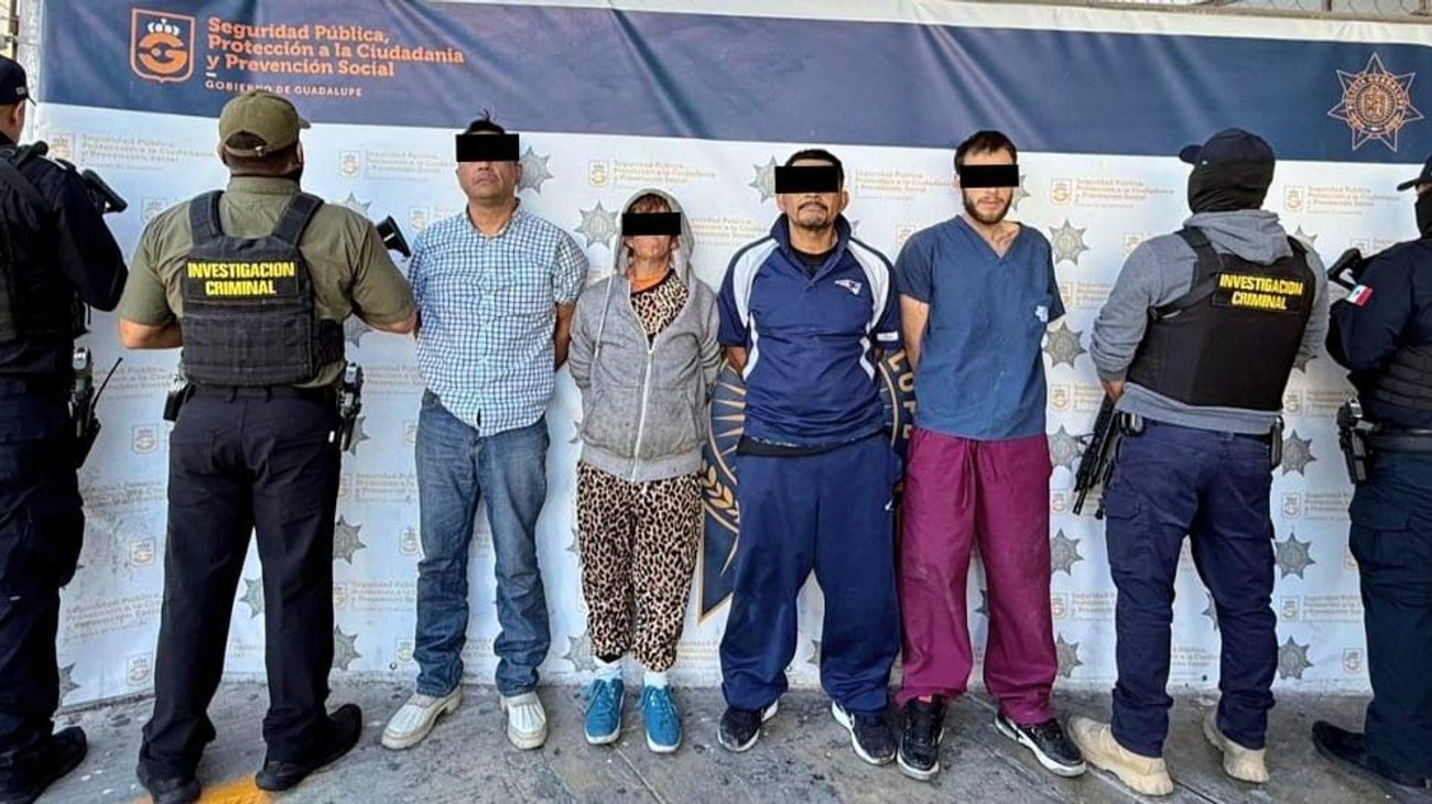 Cuatro integrantes de una banda delictiva son capturadas 