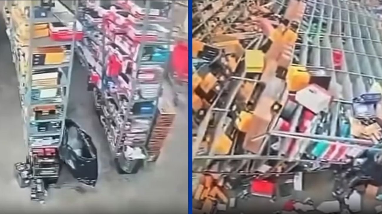 Colapsan racks sobre trabajador en refaccionaria de Matamoros