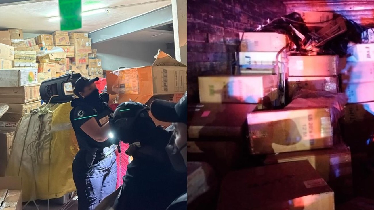 Incautan 13 toneladas de tabaco en seis cateos efectuados en CDMX