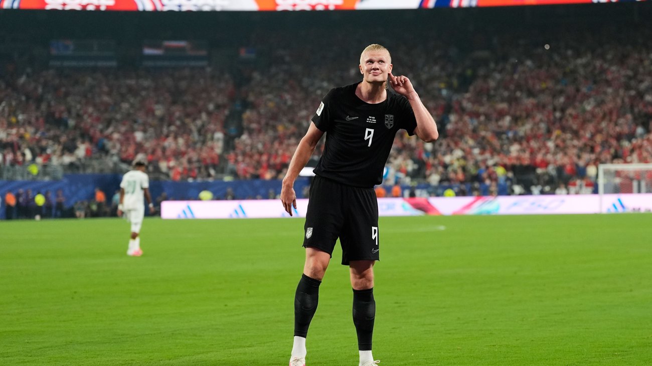 Haaland marca dos y Noruega vence 3-2 a Senegal