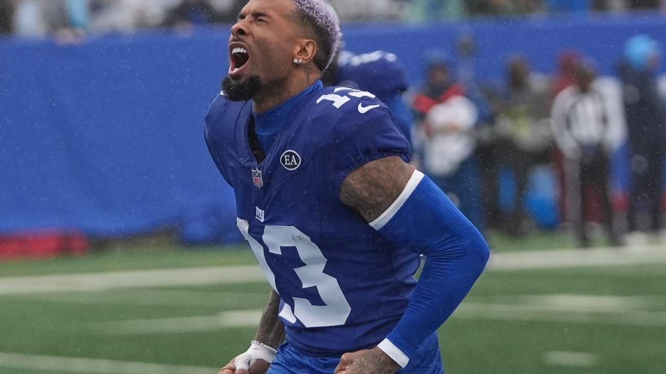 Giants cortan a Odell Beckham Jr. despues de tres juegos