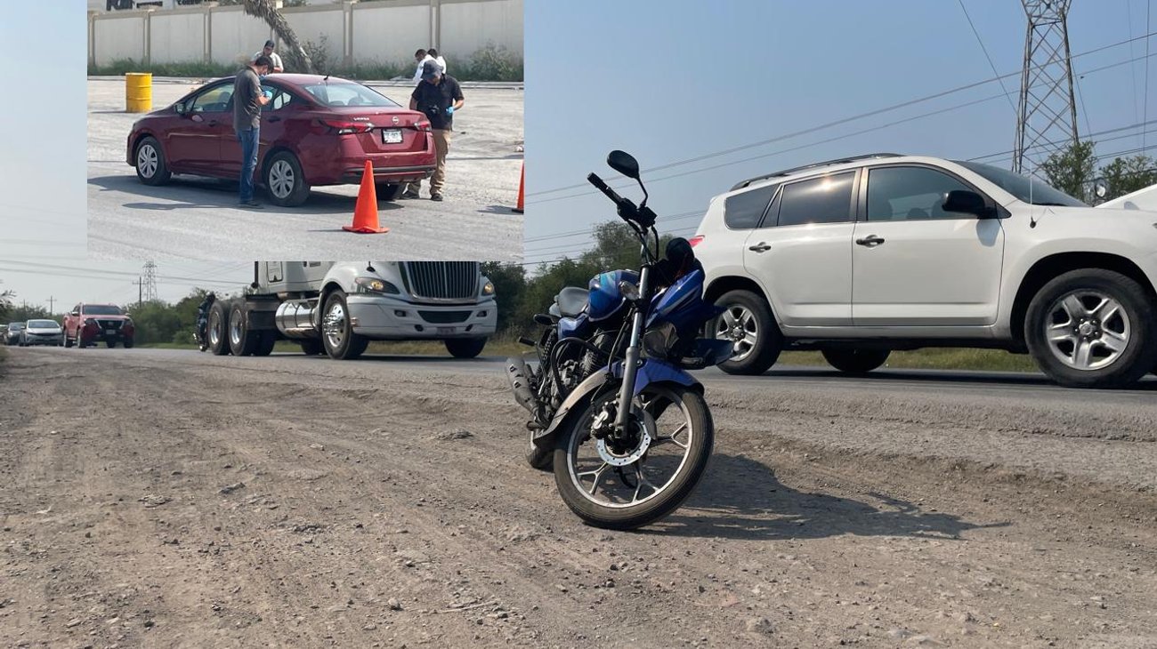 Derrapa moto y muere atropellado por automóvil
