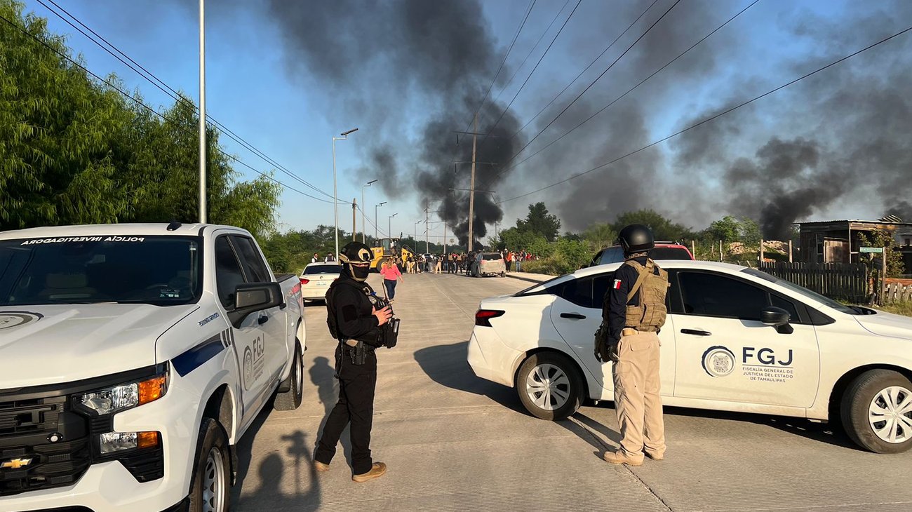 Desalojan más de 300 familias en colonia 23 de Marzo en Reynosa