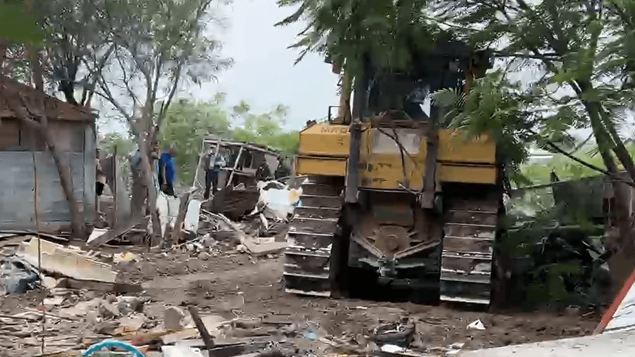 Desalojan predio en la colonia Las Sabinitas en Guadalupe