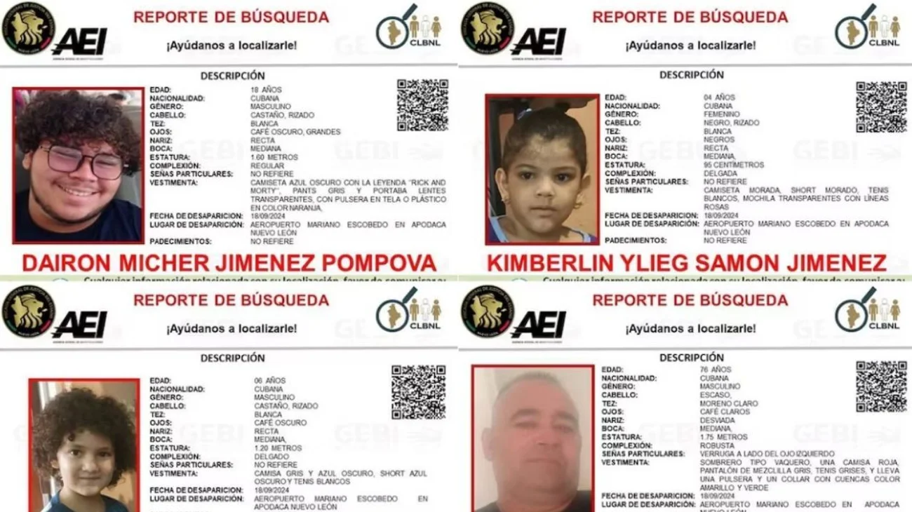 Desaparecen 6 adultos y 2 niños en Aeropuerto de Monterrey