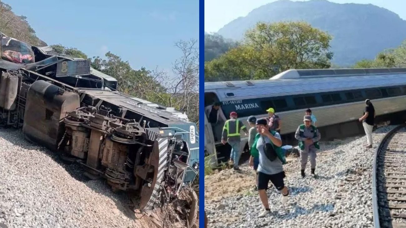 Descarrilamiento de tren en Oaxaca deja 13 muertos y 98 heridos