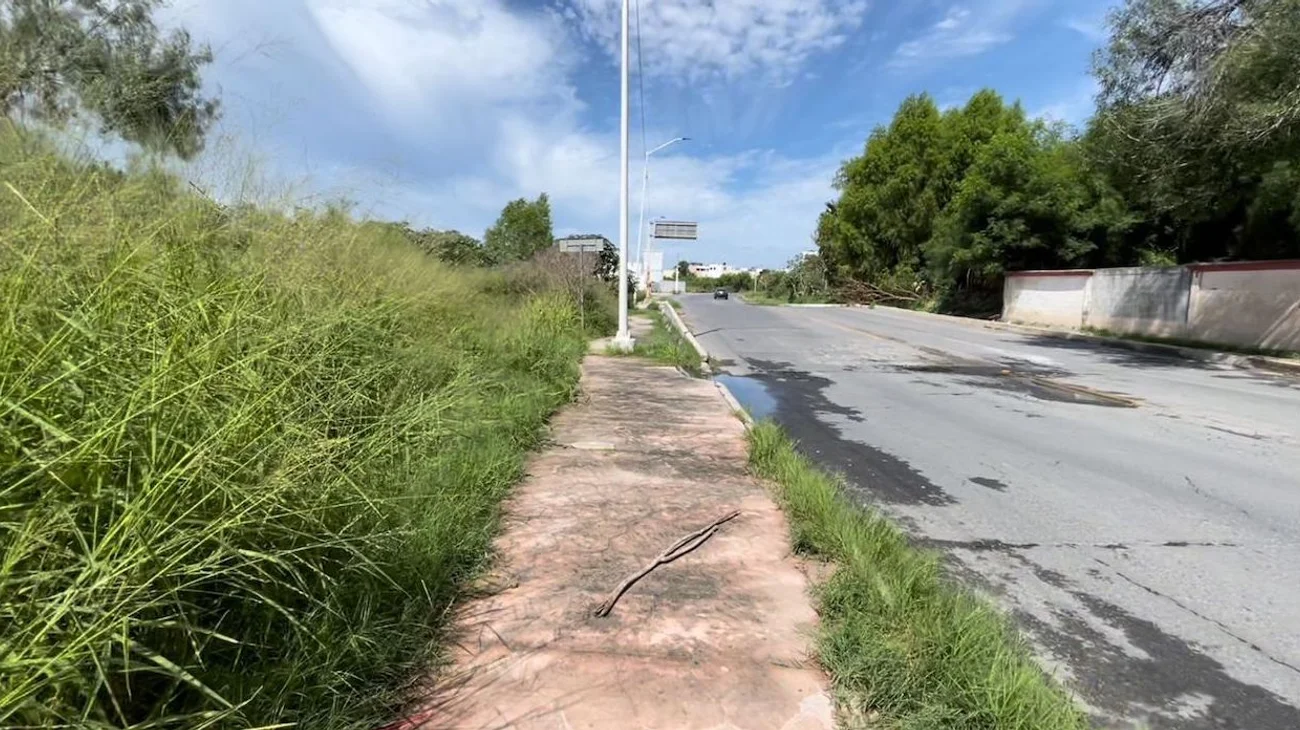 Denuncian descuido en acceso al puente Reynosa-Hidalgo