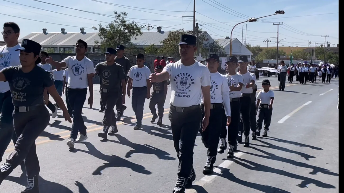 Molestia en desfile de la Revolución Mexicana en Reynosa